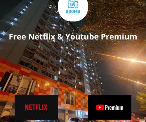 Apartemen Riverview Tower Mahakam With Netflix By UVroomsOfficial