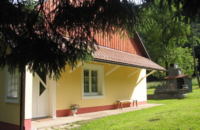Apartma Vintgar - vista al río