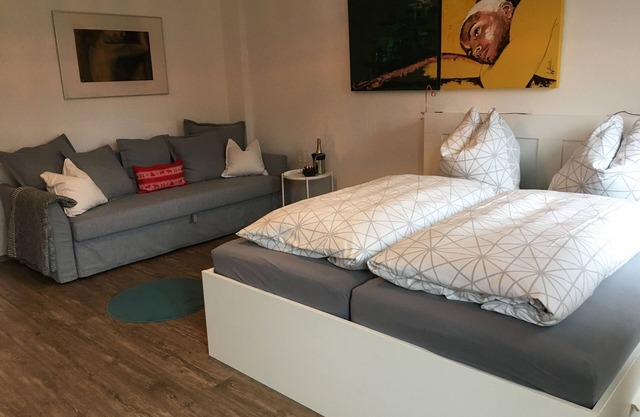 Apartamento '2 - Unterm Blauregen' con terraza privada y Wi-Fi