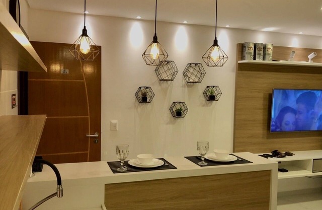 Apartamento a 30 metros de la playa de Bessa - João Pessoa Piso para 4 personas Completa