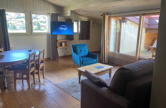 71m2 apartment near Megève, covered parking, tennis court 🎾 in summer