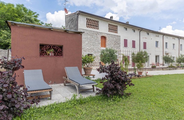 Apartamento 'Agriturismo Tenuta Corte Tese' con jardín compartido y aire acondicionado