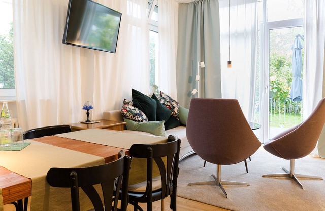 Apartamento Am Apfelbaum, 45 m², balcón, 1 salón/dormitorio, máx. 4 personas