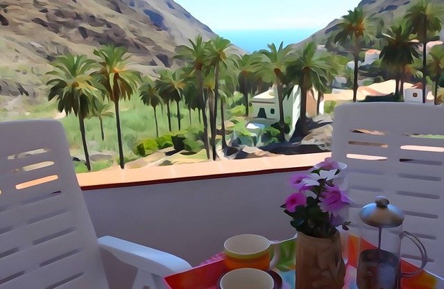 Apartment 'Apartamento Nayara B' with Sea View, Shared Terrace and Wi-Fi