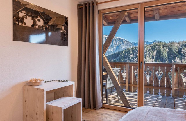 Apartamento "Aschnerhof Holzhitt" con vistas a la montaña, balcón privado y Wi-Fi