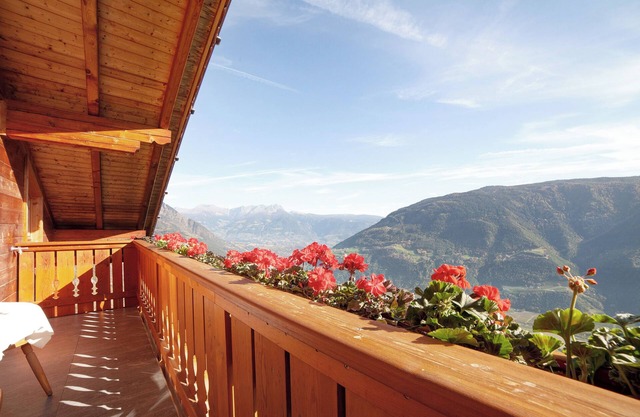 Apartamento 'Ausergrubhof Wohnung Partschins' con vistas a la montaña, jardín compartido y Wi-Fi