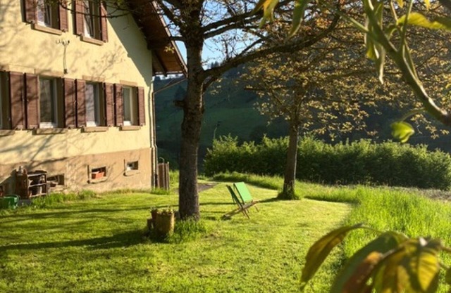 Apartamento 'Auszeit Im Waldhaus' con vistas a la montaña, jardín compartido y Wi-Fi