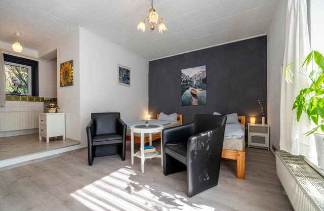 Apartamento 'Behling 1 con terraza' con terraza compartida, jardín comunitario y Wi-Fi