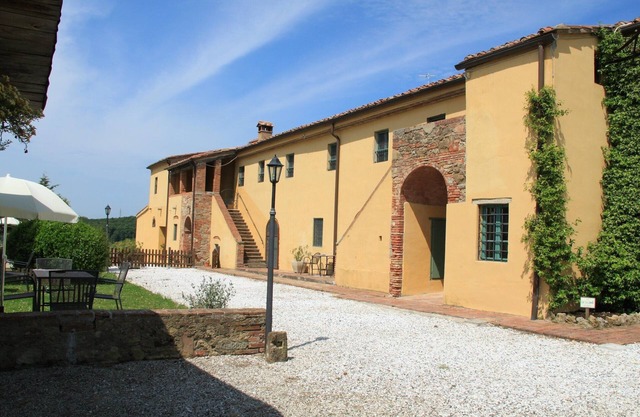 Olivares de granja en la Toscana