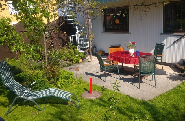 Apartamento 'Bienenherz' con terraza privada, jardín compartido y Wi-Fi