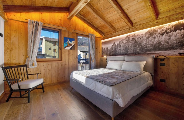 Apartamento 'Bilocale' con vistas a la montaña, balcón y Wi-Fi
