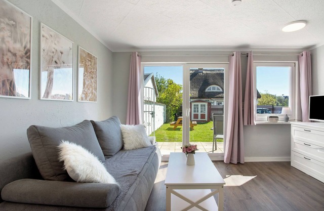 Apartamento 'Boddenferienhaus - 13 Treibholz' con terraza compartida y Wi-Fi