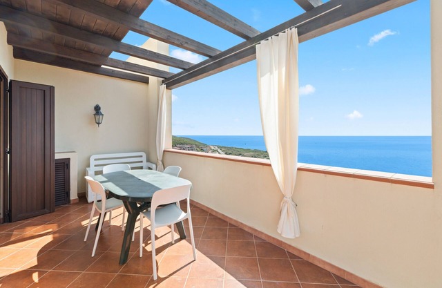 Apartamento 'Casa Con Vista' con vistas al mar, Wi-Fi y aire acondicionado