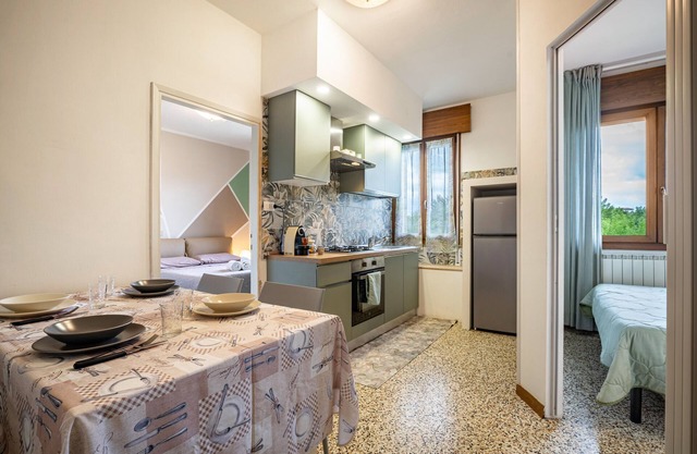 Apartamento 'Corina Cavallino Treporti' con jardín compartido, Wi-Fi y aire acondicionado