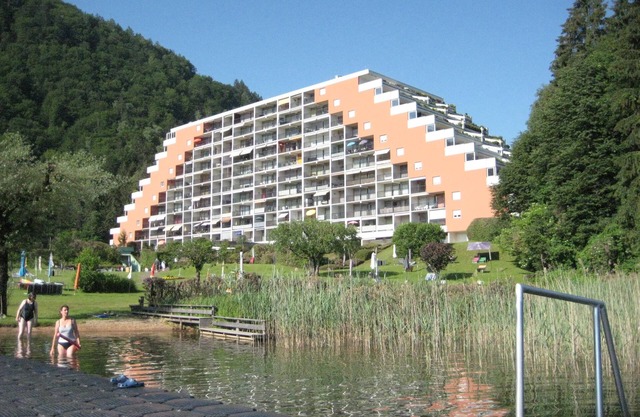 Apartamento directamente en el Ossiachersee con playa