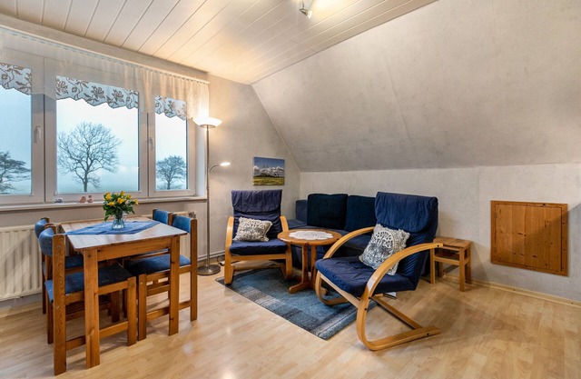 Apartamento 'Ferienwohnung 6 Spatzen' con jardín compartido y Wi-Fi