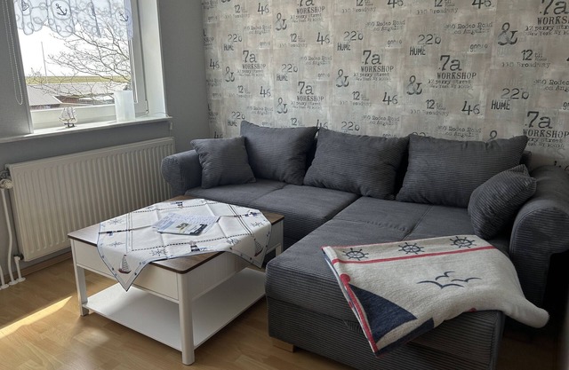 Apartamento 'Ferienwohnung Godewind' con terraza compartida, jardín compartido y Wi-Fi
