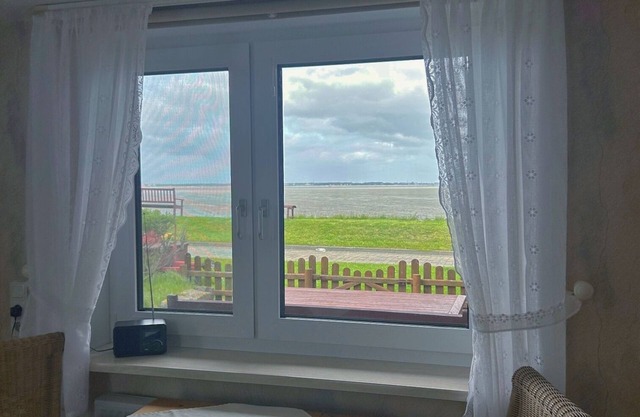 Apartamento 'Ferienwohnung Föhr' con vistas al mar, terraza compartida y Wi-Fi