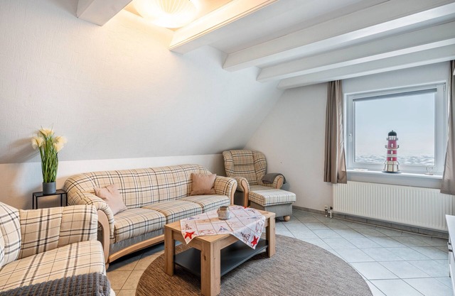 Apartamento 'Ferienwohnung Sylt' con vistas al mar, terraza compartida y Wi-Fi