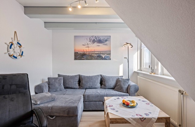 Apartamento 'Ferienwohnung Oland' con vistas al mar, terraza compartida y Wi-Fi