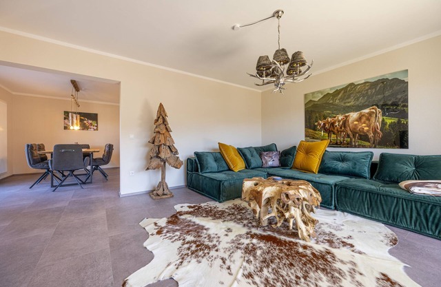 Apartamento 'Ferienwohnung Auerhahn' con vistas a la montaña, terraza privada y Wi-Fi