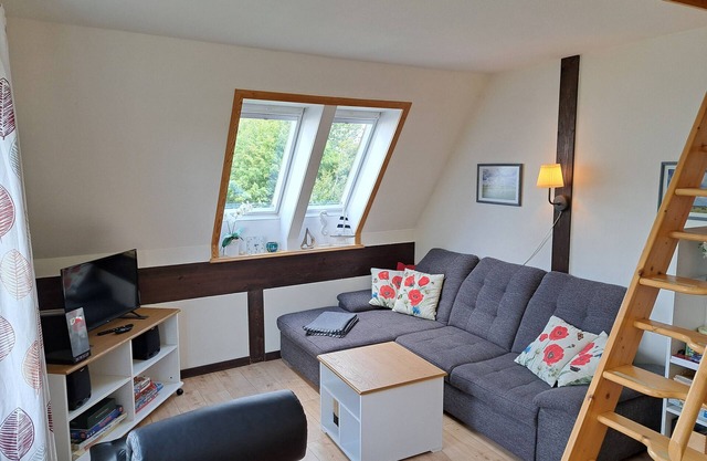 Apartamento 'Ferienwohnung Inseltied' con vistas al mar, balcón y Wi-Fi