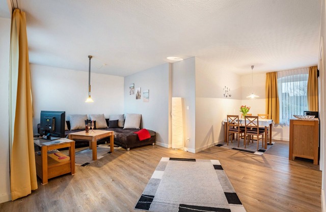Apartamento 'Ferienwohnung Alte Bäckerei Am Eck' con terraza privada, jardín compartido y Wi-Fi