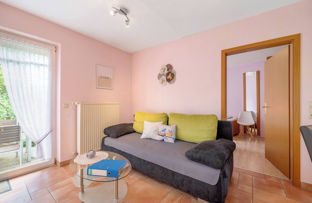 Apartamento 'Gästehaus Mühlenhof - Donfelder' con terraza privada, jardín privado y Wi-Fi