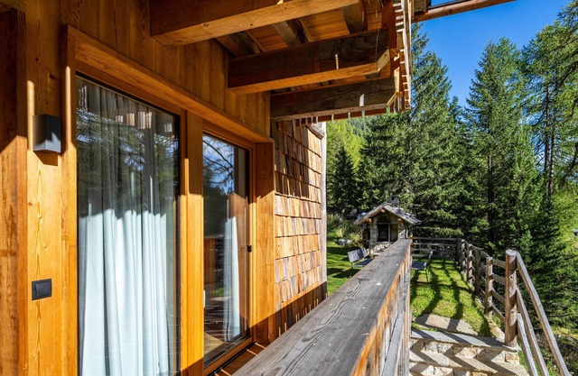 Apartamento "Grogg 608 I" con vistas a la montaña, jardín y Wi-Fi