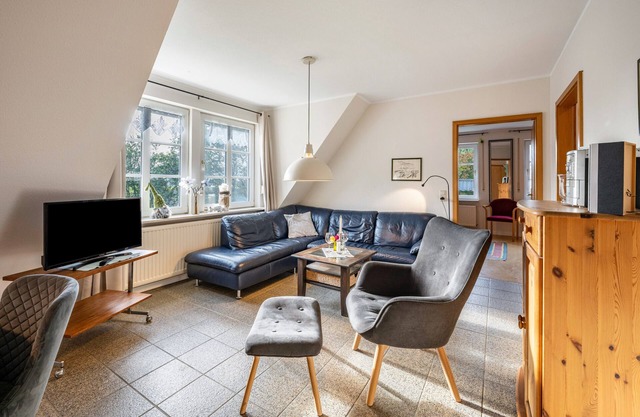 Apartamento 'Hauke Haien' con terraza privada y jardín compartido