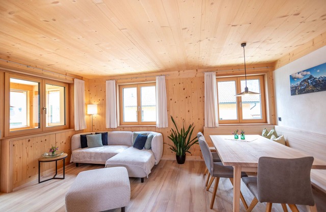 Apartamento 'Haus Hoalp' con vistas a la montaña, terraza compartida y Wi-Fi