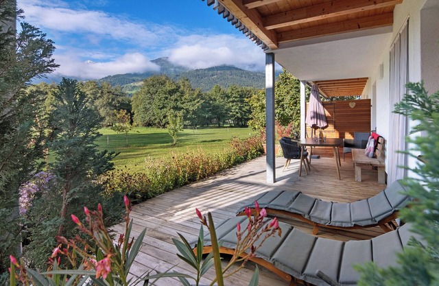 Apartamento 'Hausergut Golden' con vistas a la montaña, terraza privada y Wi-Fi