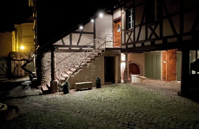 Apartment in historic Alsatian house, village center