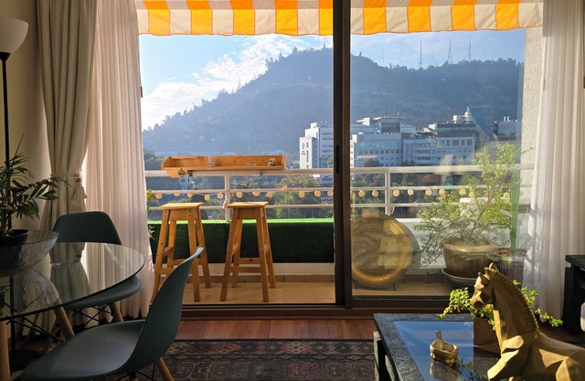 Departamento en Providencia, con vista a la cordillera.