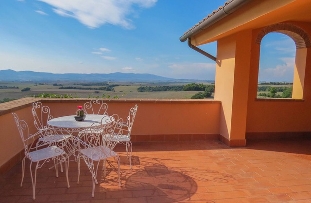 Apartamento en casa adosada con terraza y vista panorámica, 5 personas