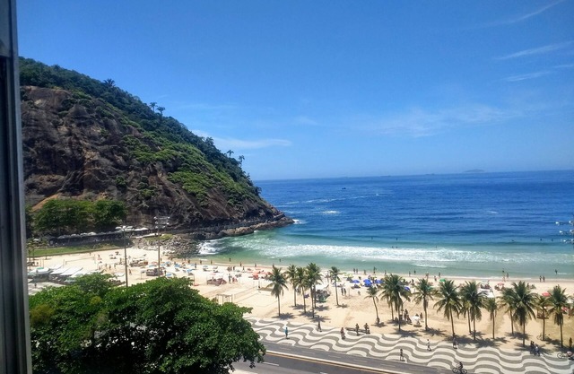 APARTAMENTO EN LA MEJOR UBICACIÓN Y FRENTE A LA PLAYA DE COPACABANA! VISTA TOTAL!