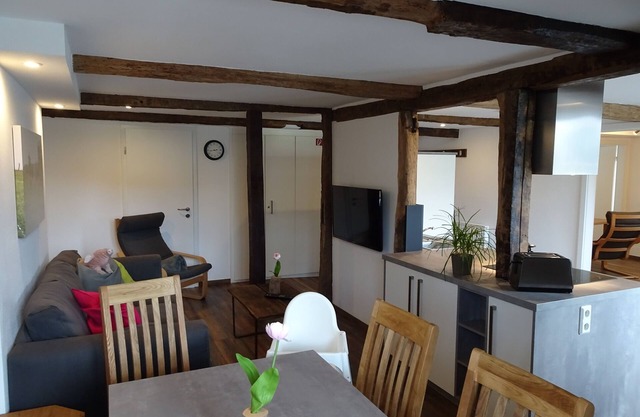 Apartamento 'Kleeblatt' con terraza privada, jardín compartido y Wi-Fi