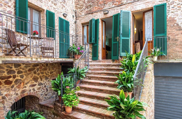 Apartamento 'La Fonte' con balcón y Wi-Fi