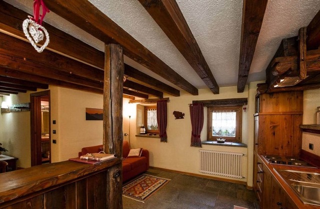 Apartamento "La Méizòn de Felise - Lo Bòi" con vistas a la montaña, jardín compartido y Wi-Fi