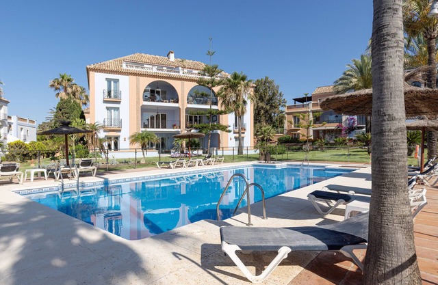 Apartamento "La Perla de Marakech 4" con vistas al mar, piscina compartida y Wi-Fi