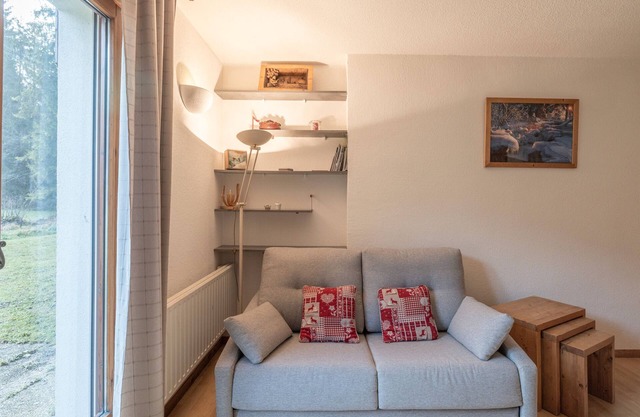 Apartamento 'Le Grand Tetras A3' con vistas a las montañas, piscina compartida y Wi-Fi