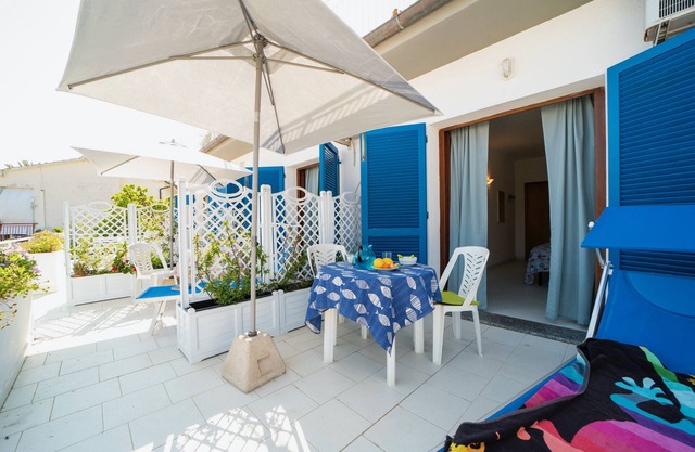 Apartamento 'Le Sirene Mono 3' con terraza privada, Wi-Fi y aire acondicionado