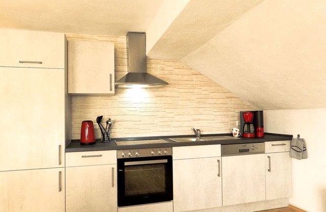 Apartment Nahe with 40 square meters, 1 bedroom, 1 living room/bedroom, max. 4 people