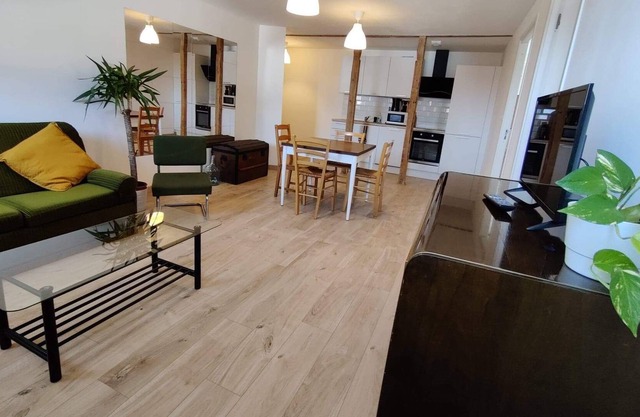 Apartment near city center with free private parking