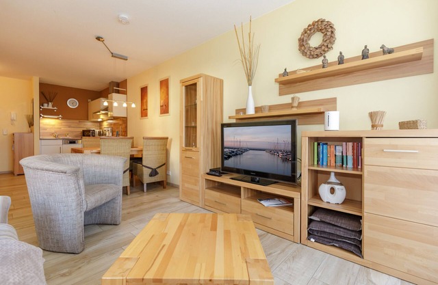 Apartamento cerca de la playa en el puerto deportivo