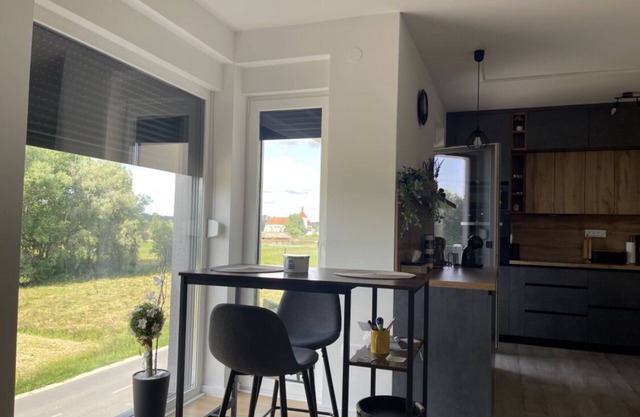 Apartment Nebo is a modern apartment with a view of the old town and mini zoo.