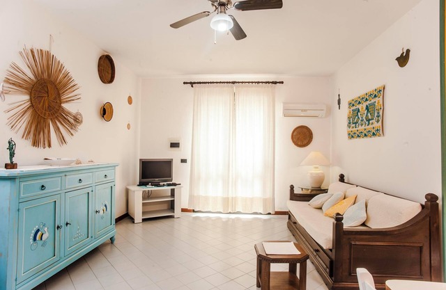 Apartamento "Piccola casa Marina" cerca de la playa con aire acondicionado y jardín
