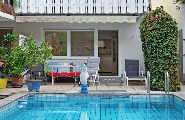 Apartamento 'Poolblick' con piscina comunitaria, terraza privada y wifi