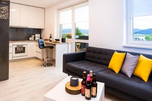Apartment,private parking, balcony, smart check in