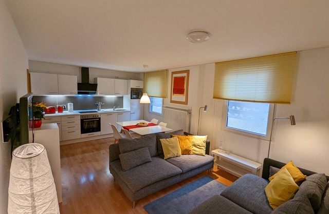 Apartamento 'Rheinblick Wohnung 2' con terraza compartida, jardín compartido y Wi-Fi